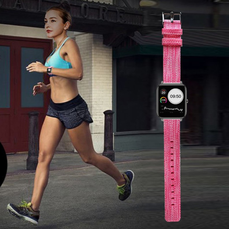 Medley Wellness And Sports Activity Tracker Watch With Melange And Urban Belt - Pink
