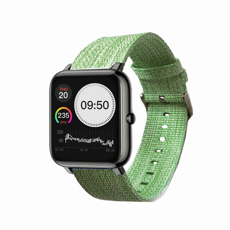 Medley Wellness And Sports Activity Tracker Watch With Melange And Urban Belt - Lime Green