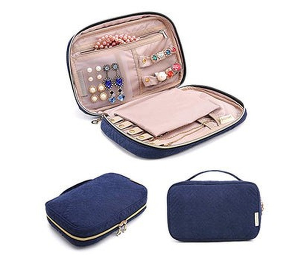 Nomad Jewelry And Accessory Pouch - Cobalt Blue