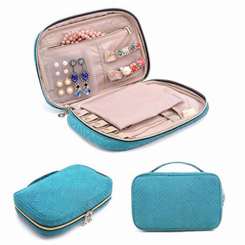 Nomad Jewelry And Accessory Pouch - Ocean and Sky