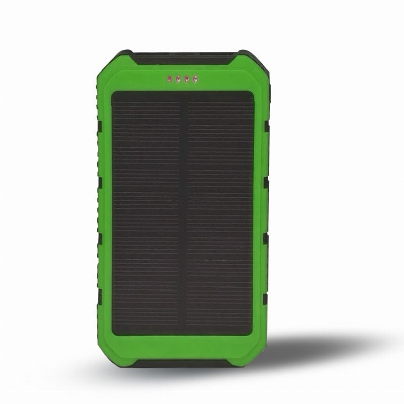 Roaming Solar Power Bank Phone or Tablet Charger - Green