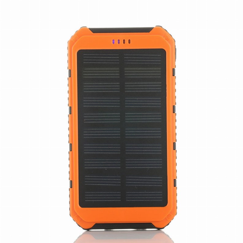 Roaming Solar Power Bank Phone or Tablet Charger - Orange
