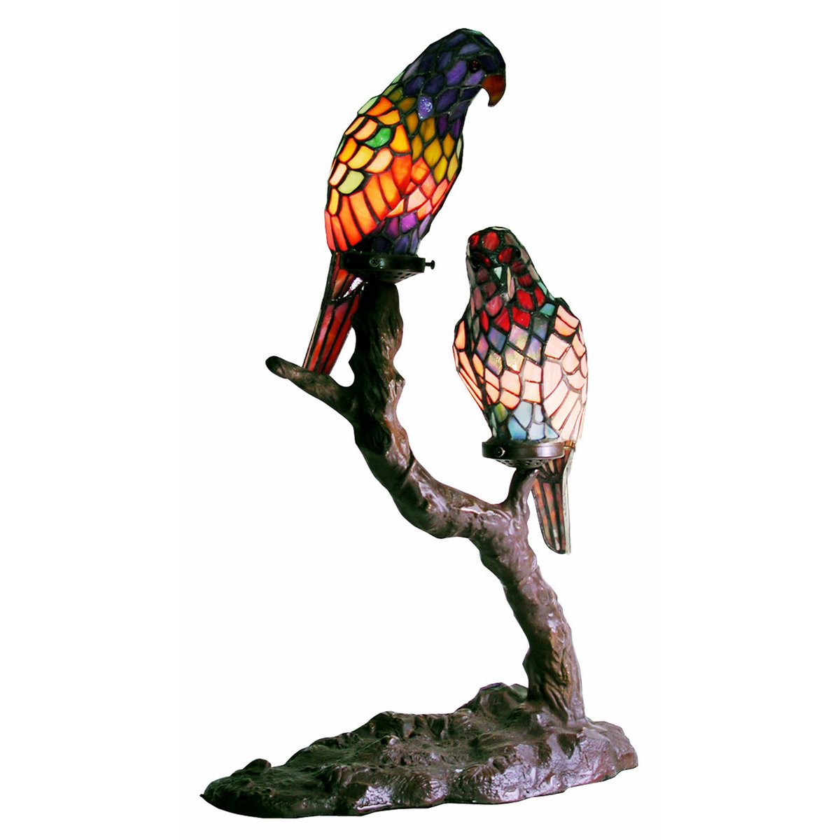 Famous Brand-Style Exotic Birds Accent Lamp