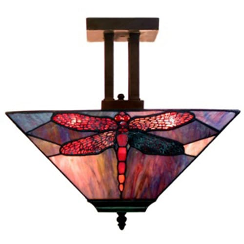 Dragonfly Famous Brand-Style Pendant Light Fixture