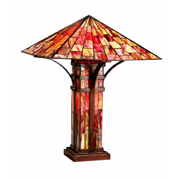 Famous Brand-Style Mission Double Lite Table Lamp