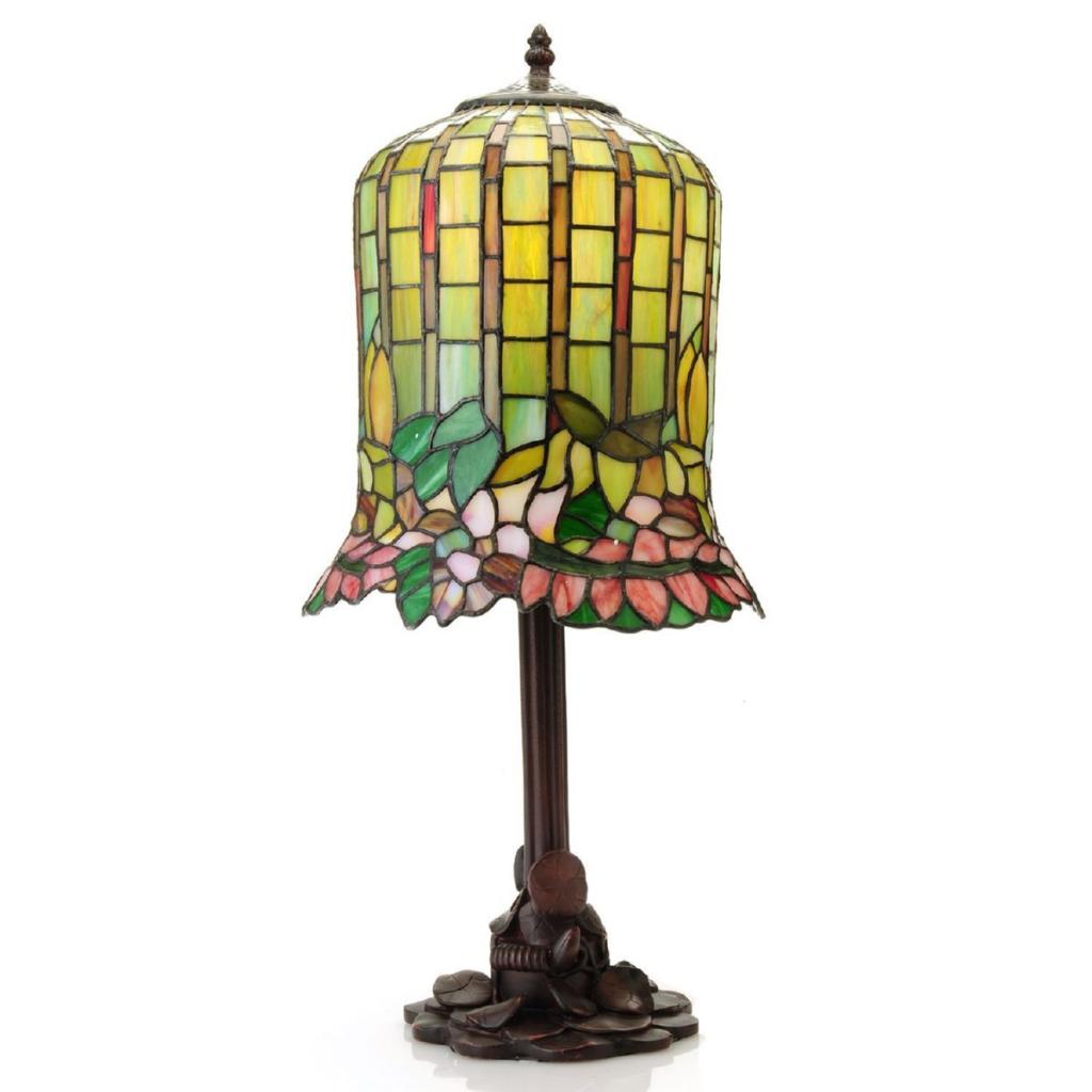 Floral-inspired Bell Table Lamp