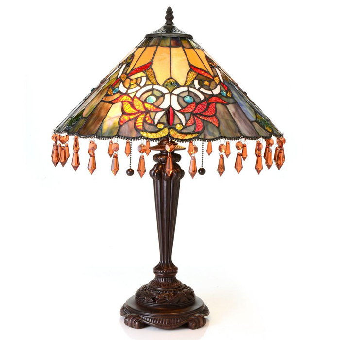 Aric 2-light Bronze Table Lamp