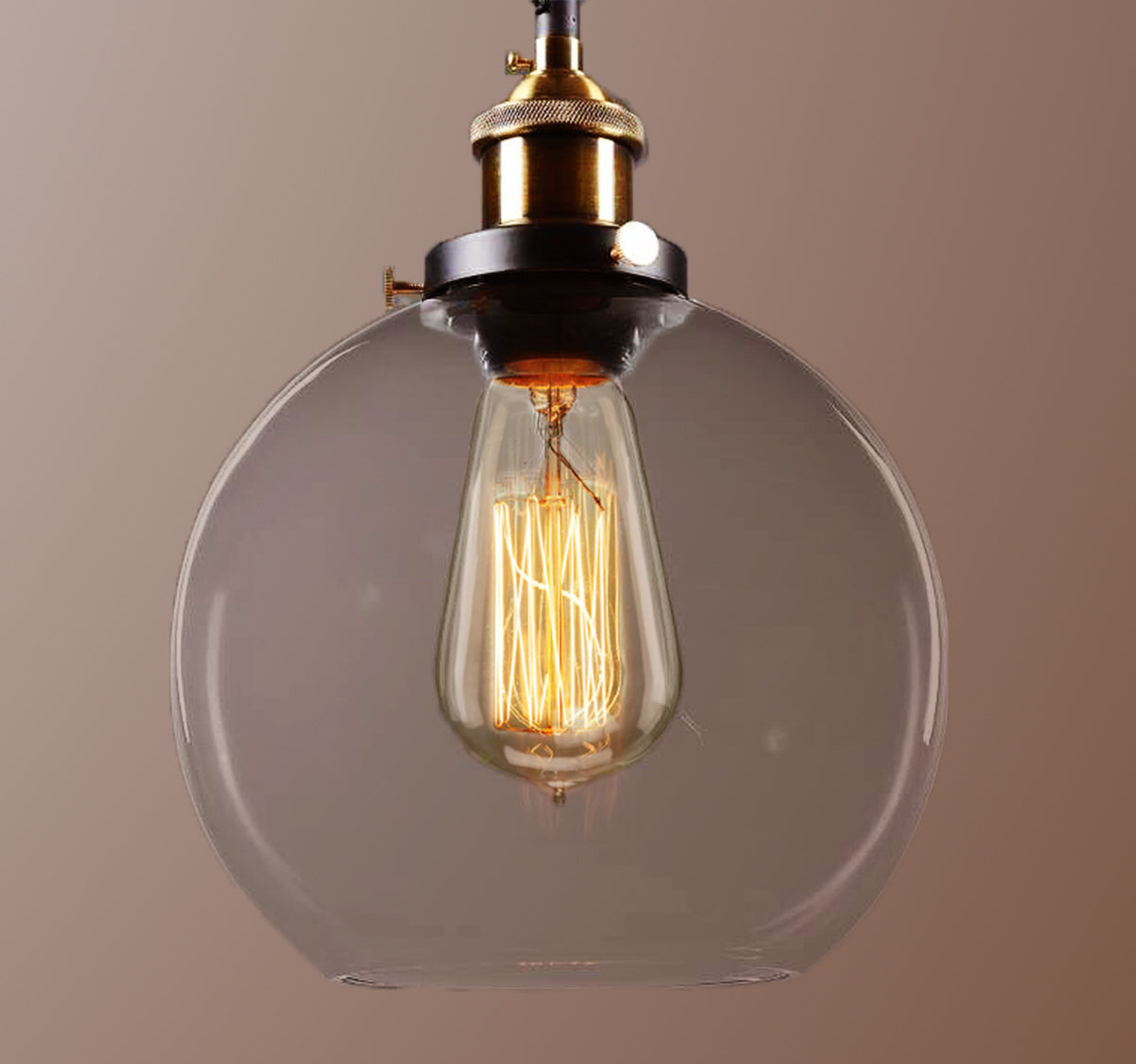 Carbon Loft Gertrude 8-inch Adjustable Height Pendant with Bulb