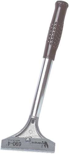 Warner 13-5//8 3x19 Row 11081 Wood Handle Wire Brush w//Scraper