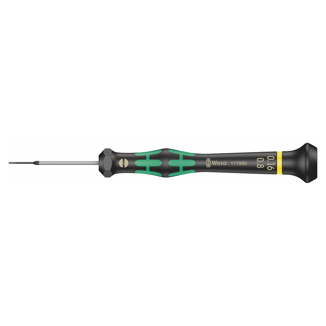 WERA 2035 Screwdriver for Slotted Screws for Electronics