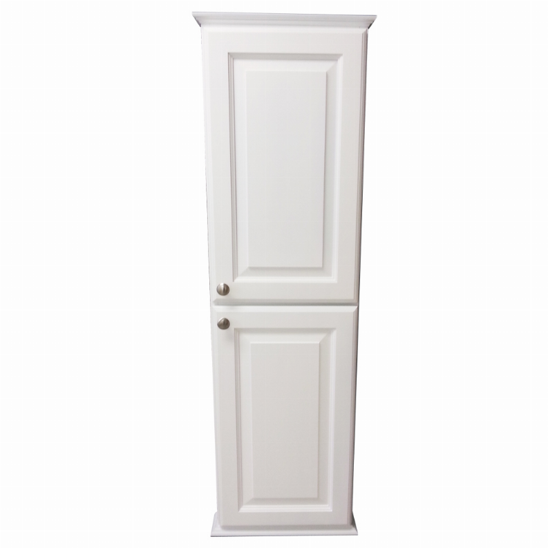 Arcadia On the Wall Cabinet - 49.5h x 15.5w x 8dWhite