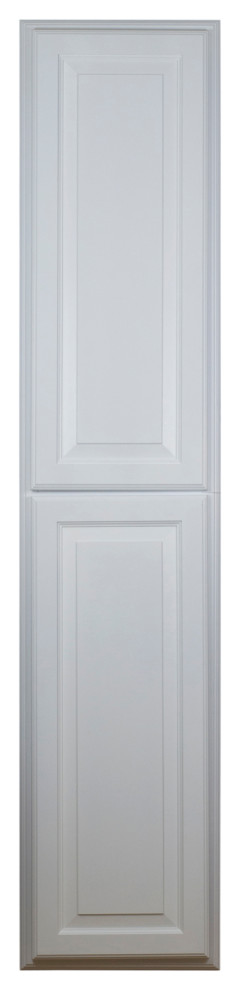 Booker On the Wall Cabinet - 55.5h x 15.5w x 3.5dWhite