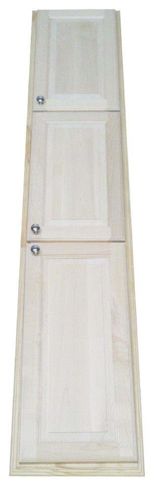 Booker On the Wall Cabinet - 79.5h x 15.5w x 3.5dUnfinished