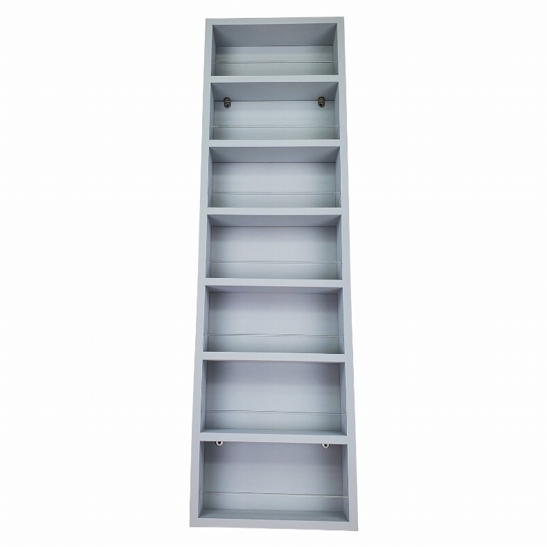 Cyprus On the Wall Spice Rack - 48"h x 14"W x 2.5"dPrimed Gray