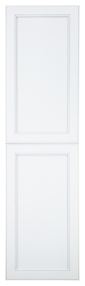 Demeter Recessed Medicine Cabinet -  53h x 15.5w x 3.5d White Enamel