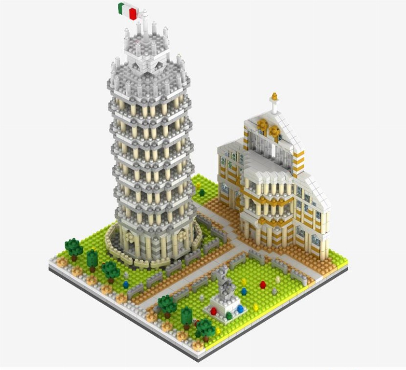 Italian Pisa Leaning Tower