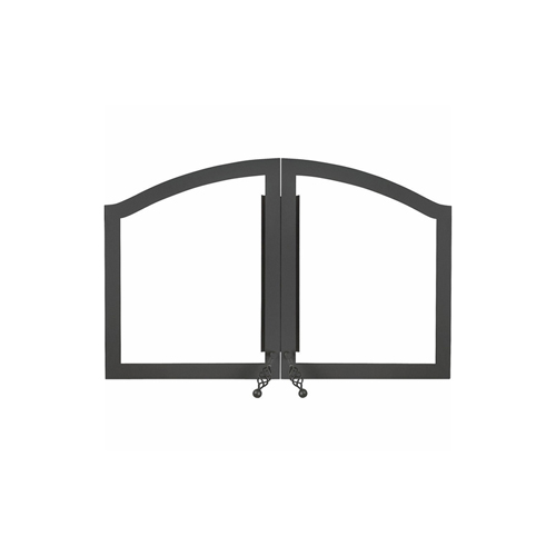 Arched Black Double Door for High Country NZ6000-1 - H335-1K