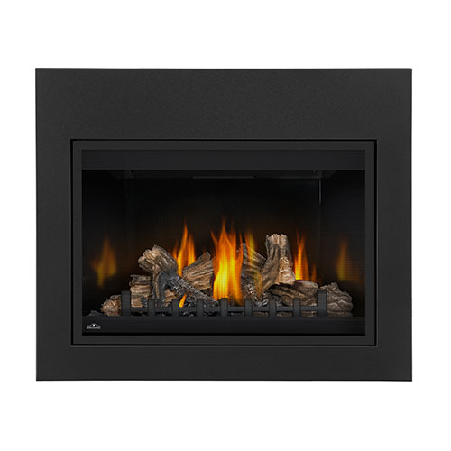 BGD36CFNTRSB Top/Rear Vent Clean Face Fireplace With Black Door - Natural Gas