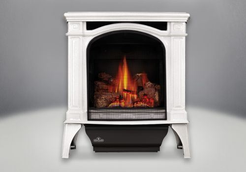 Napoleon Bayfield 25 Direct Vent Electronic Ignition Natural Gas Winter Frost Cast Iron Stove - GDS25NW-1