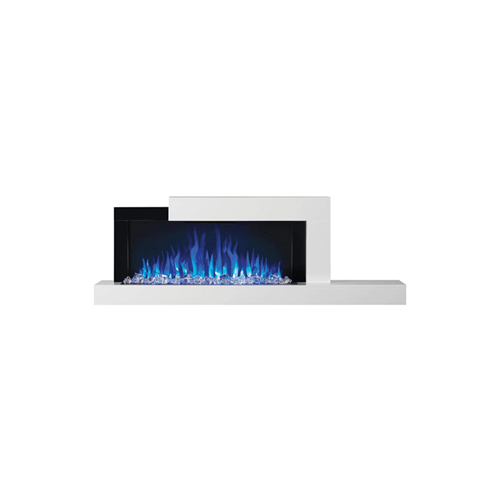 Napoleon Stylus Cara 32 Wall Mount Shelf Style Electric White Fireplace - NEFP32-5019W