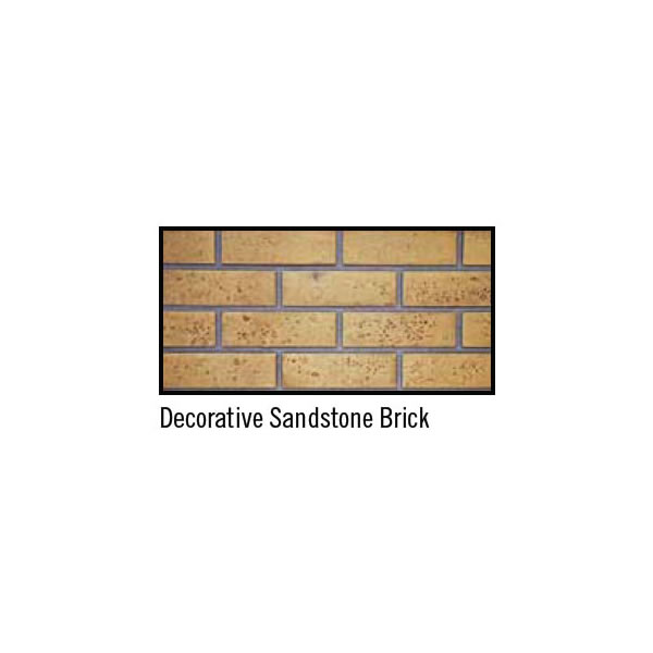 Sandstone Decorative Brick Panels for Grandville GVF42 Fireplaces - GV825KT