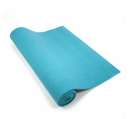 Extra Thick Yoga & Pilates Mat - 1/4"H X 24"W X 68"L Aqua