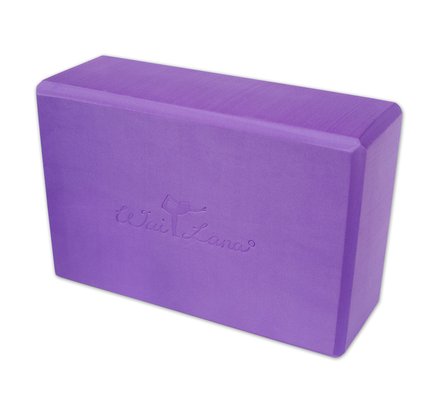Foam Yoga Block - 3" X 6" X 9" Purple
