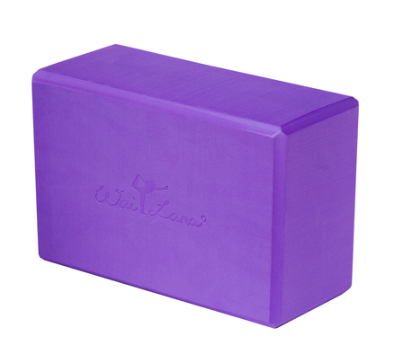 Foam Yoga Block - 4" X 6" X 9" Purple