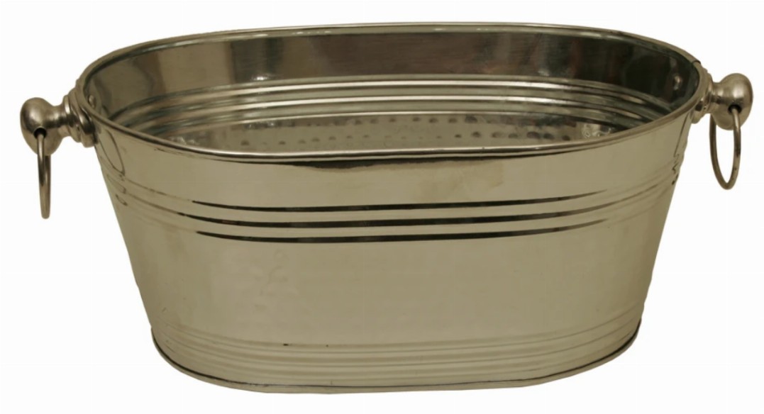Polished Silver Beverage Bucket