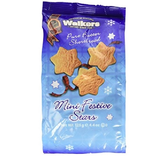 Walkers Shortbread Cookies Mini Hanukkah Stars (12x44 OZ)