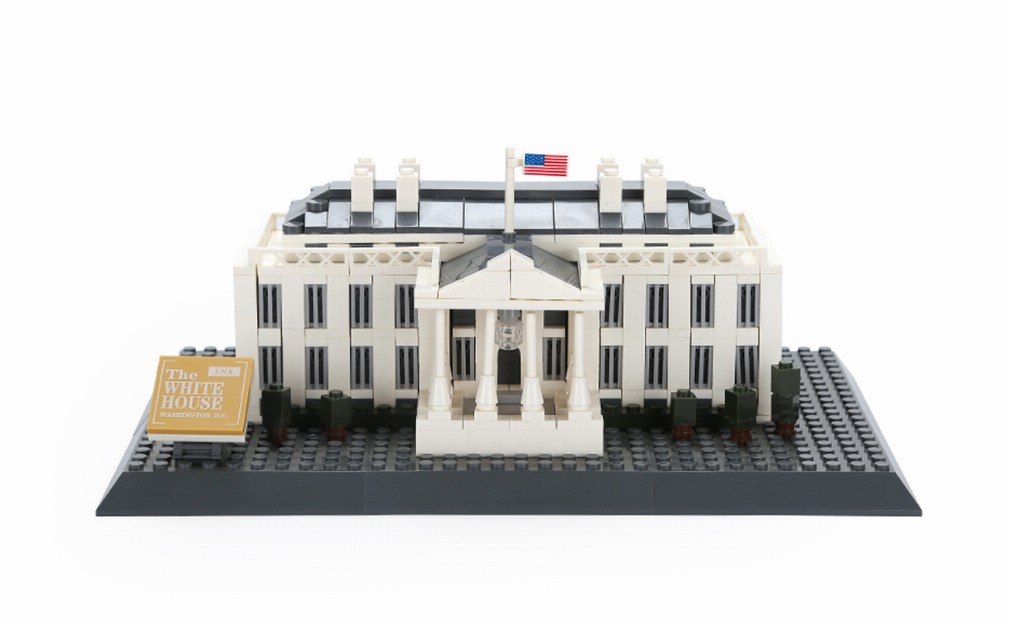 The white house in Washington DC