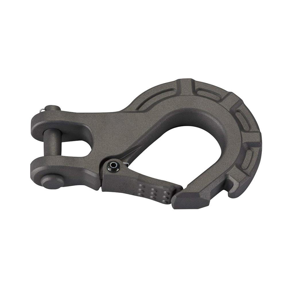 EPIC WINCH HOOK IS CONSTRUCTED OF FORGED STEEL, WITH DURABLE CORROSION-RESISTANT E-COAT FINISH
