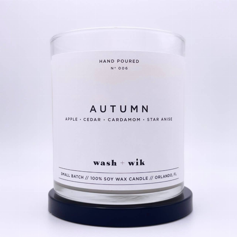 Autumn Soy Wax Candle | Fallen Leaves Scented