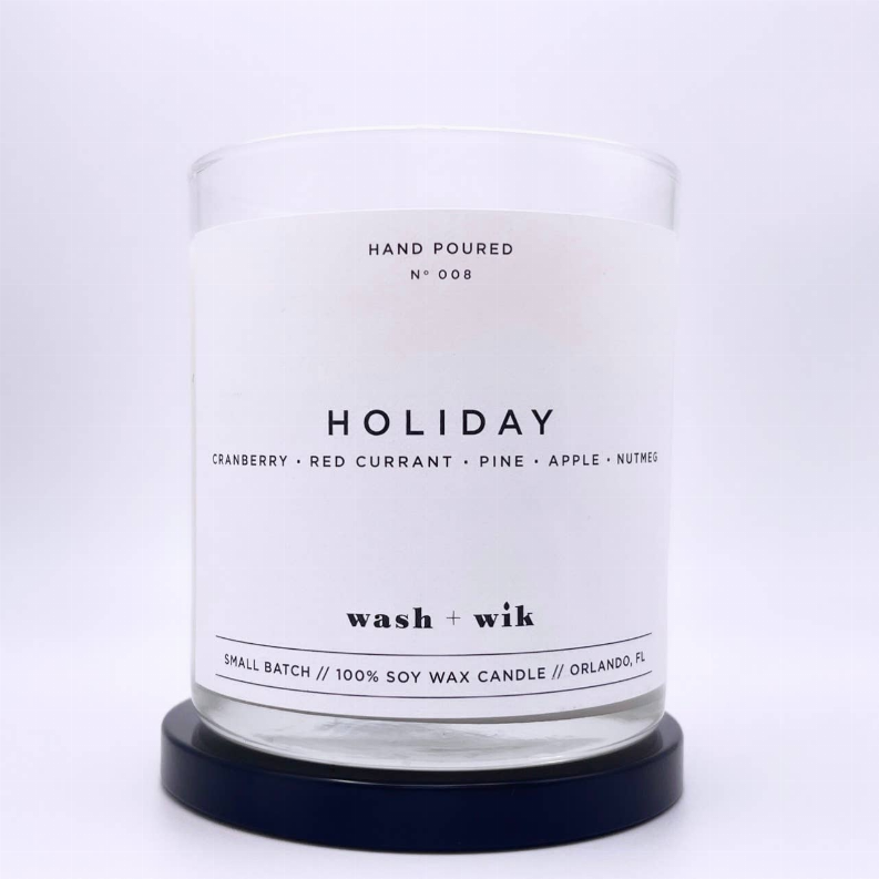 Holiday Soy Wax Candle | Cranberry | Christmas