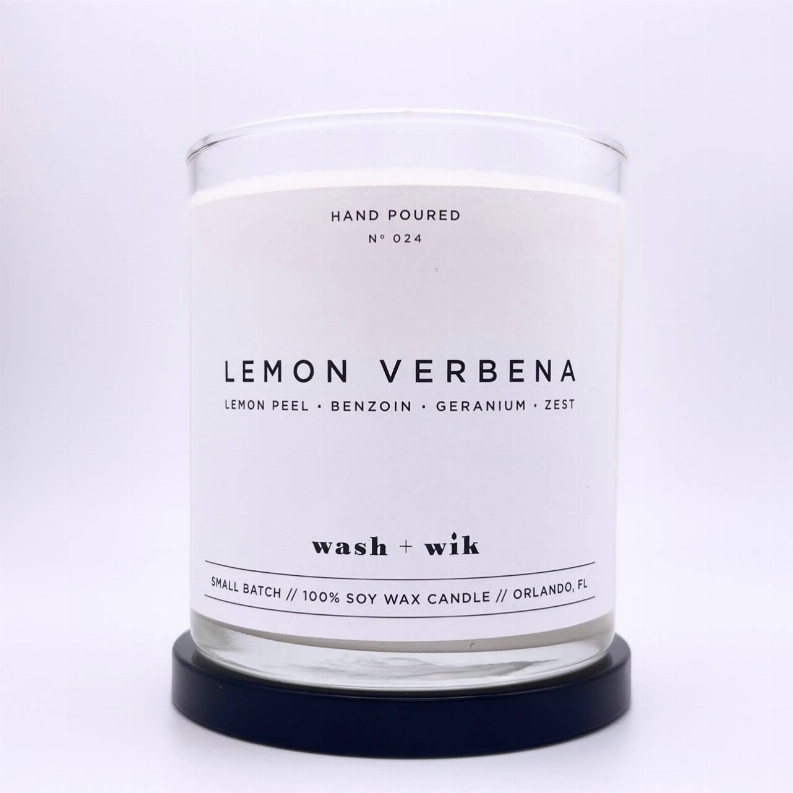 Lemon Verbena Soy Wax Candle | Kitchen Candle