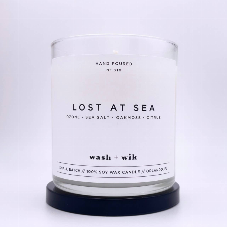 Lost At Sea Soy Wax Candle | Beach House | Ocean