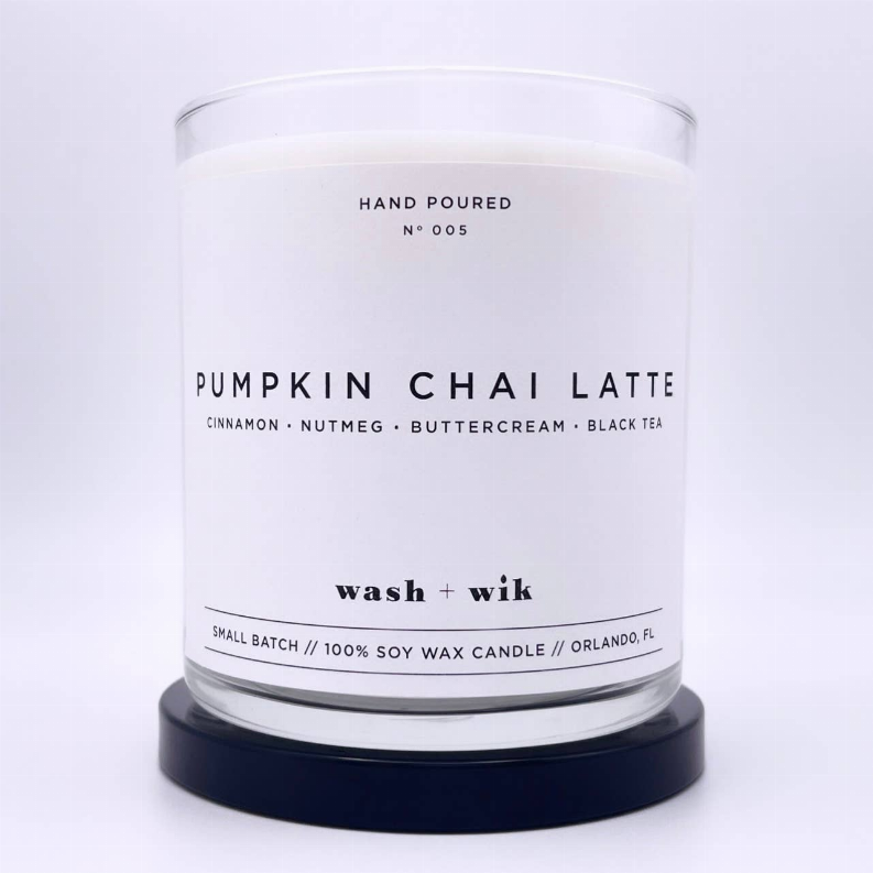 Pumpkin Chai Latte Soy Wax Candle