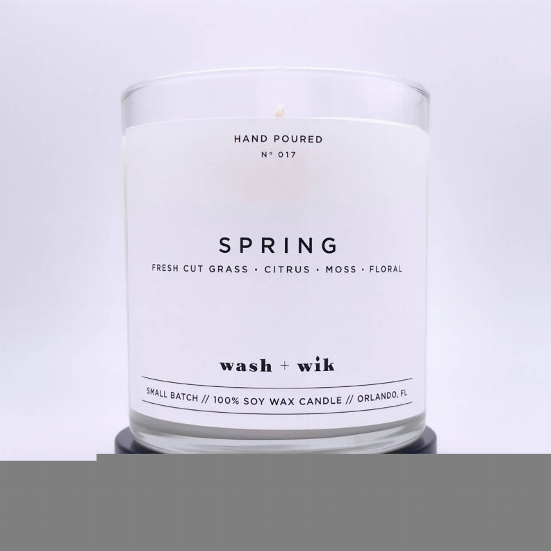 Spring Soy Wax Candle | Fresh Cut Grass Scented
