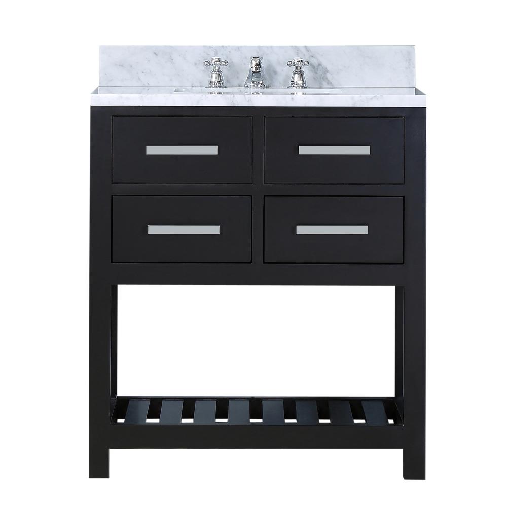 30 Inch Espresso Single Sink Bathroom Vanity From The Madalyn Collection