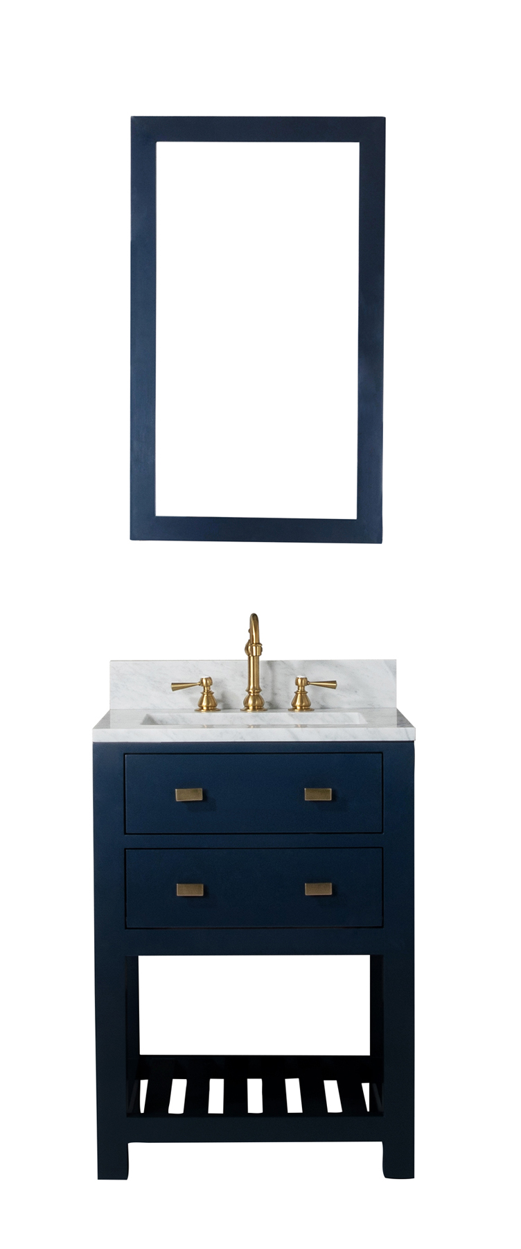 24 Inch Monarch Blue Single Sink Bathroom Vanity From The Madalyn Collection