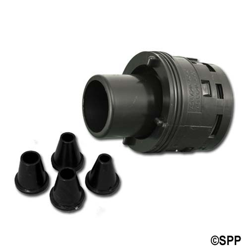 Jet Internal, Waterway Standard Poly, Monster Caged, 1" Nozzle, Black