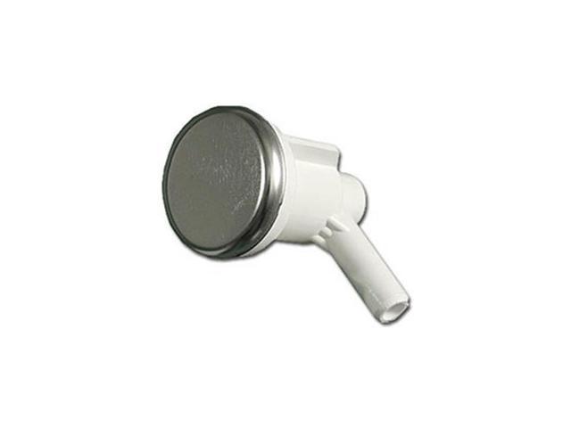 Air Injector, Waterway Lo-Pro Ell, 3/8" Barb, Stainless Steel Escutcheon