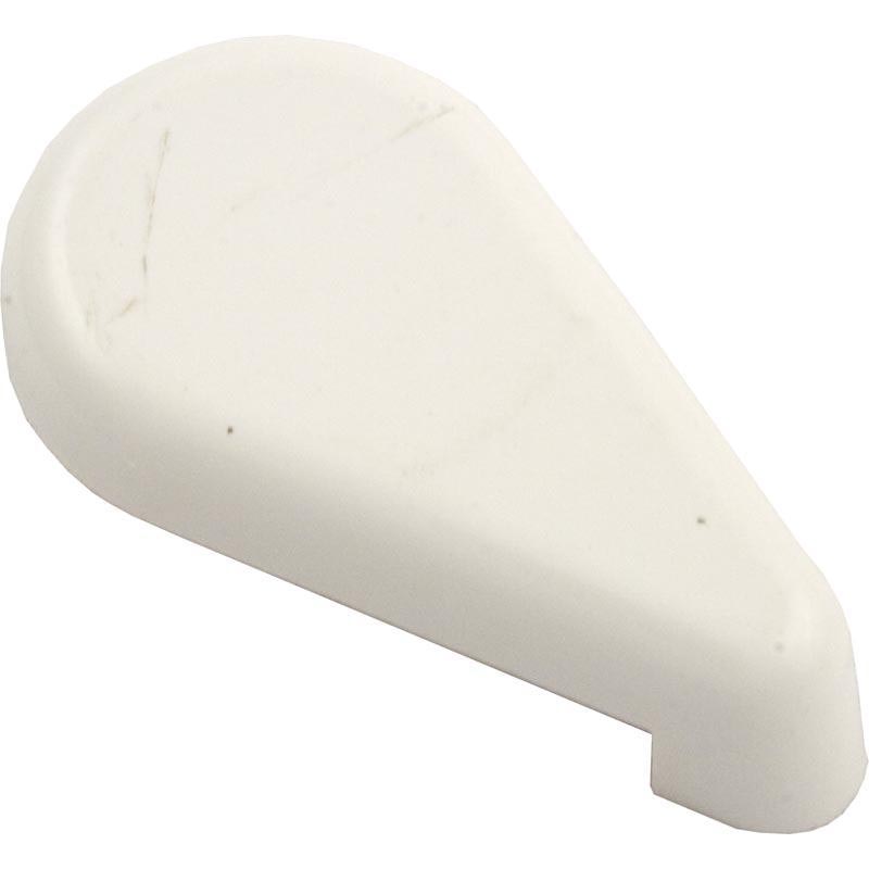 Handle, Air Control, Waterway Top Access, 1", Scalloped, White