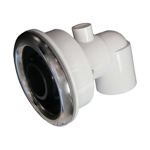 Jet Assembly, Waterway, Old Faithful, Directional, 1/2" Slip Air x 2" Slip Water, w/Stainless Steel Escutcheon