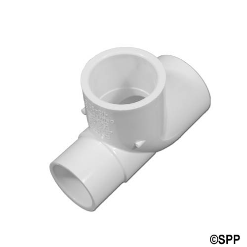 Fitting, PVC, Reducer Tee, 1"S x 1"Spg x 1"S Top