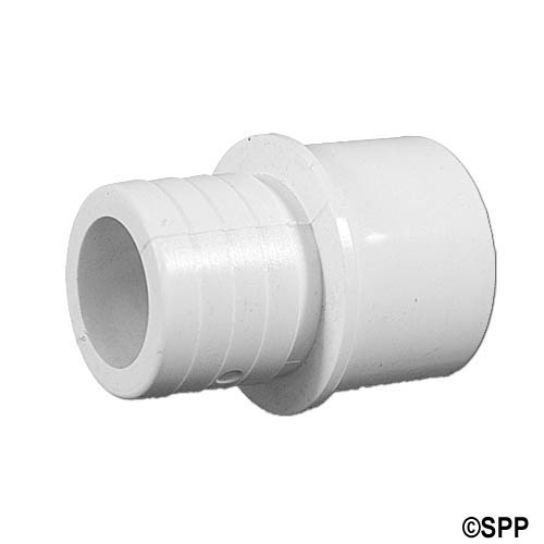 Fitting, PVC, Ribbed Barb Adapter, 1"RB x 3/4"S