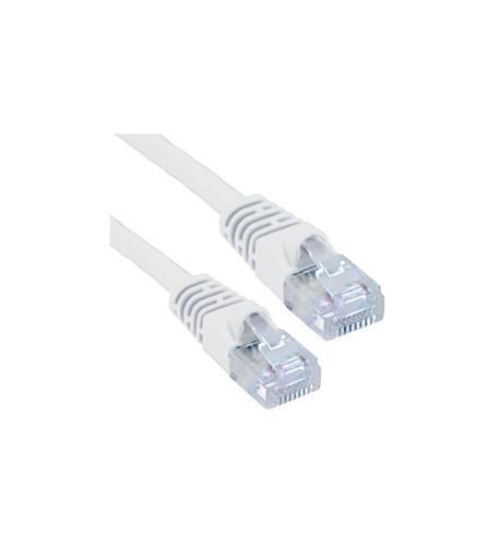 CAT6 PATCH CORD BOOTED 2' WHITE