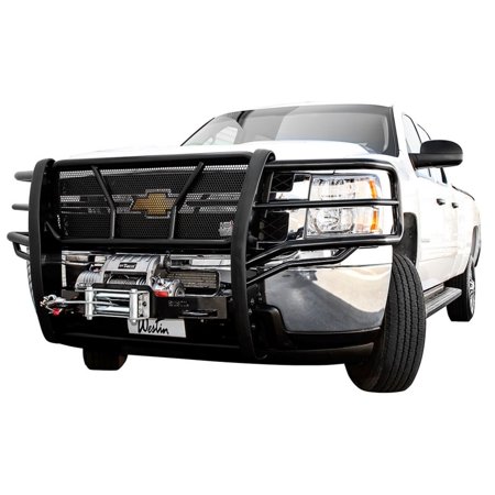 (KIT) 15-16 SILVERADO 2500/3500 HDX WINCH MOUNT GRILLE GUARD BLACK