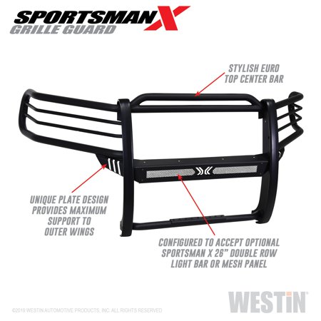14C 4RUNNER(EXCL LIMITED)SPORTSMAN X GRILLE GUARD TEXTURED BLACK