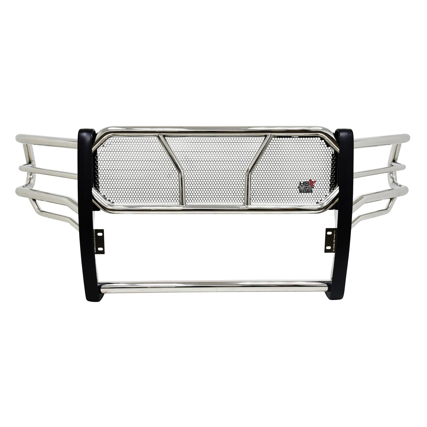 19C RAM 2500/3500(NEW BODY STYLE)HDX GRILLE GUARD STAINLESS STEEL DOES NOT WORK WITH TOW HOOKS
